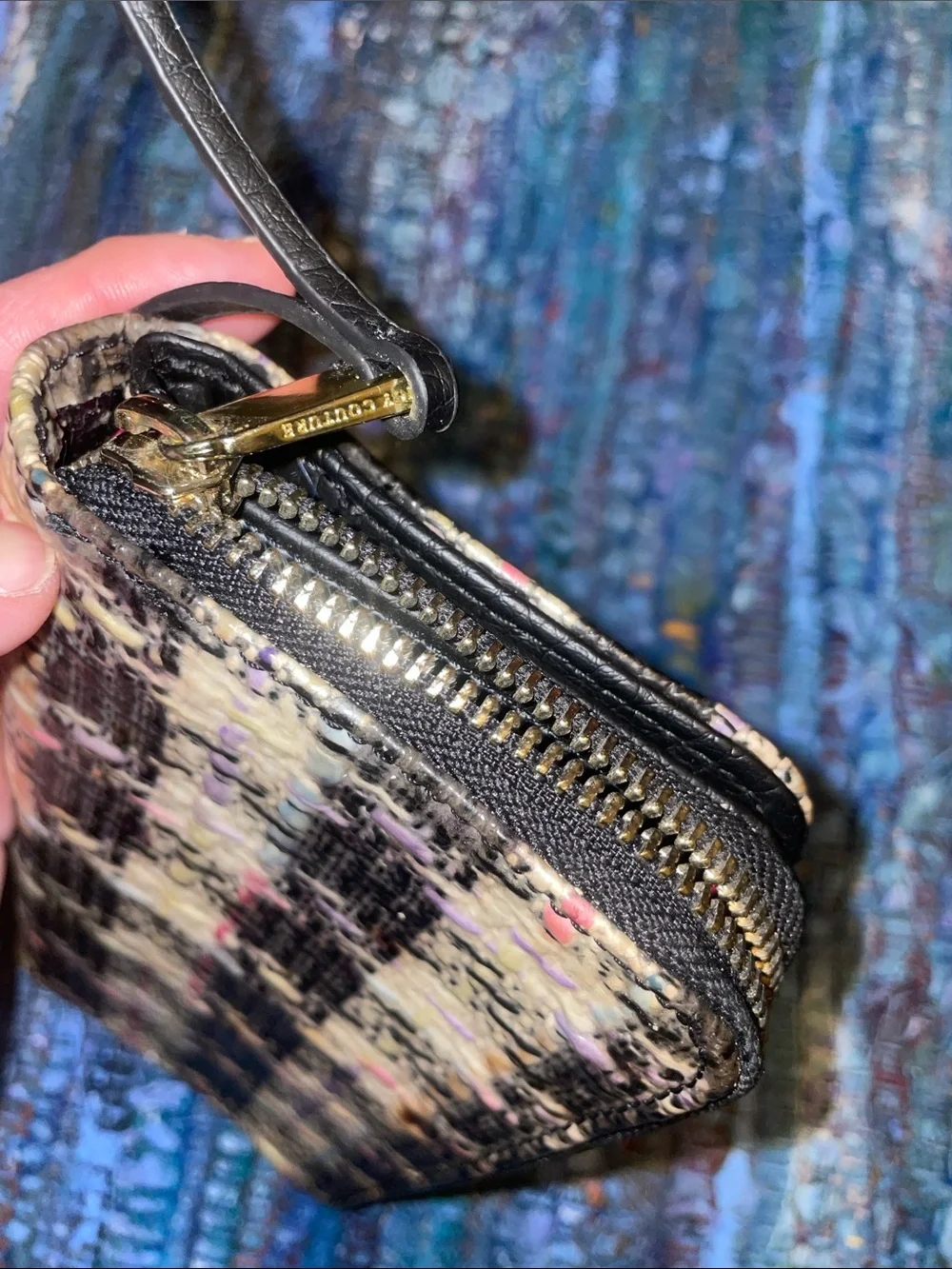 Juicy Couture Tweed design Wallet/Clutch